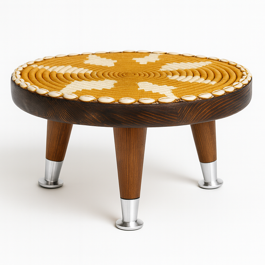 Handcrafted Ethiopian Rekepot – Golden Cross Pattern